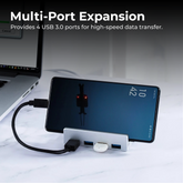 USB 3.0 Hub Clamp Mount with Power Supply